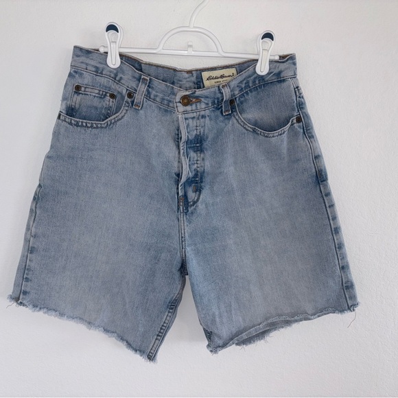 Eddie Bauer High Waisted Denim Shorts - Picture 5 of 12